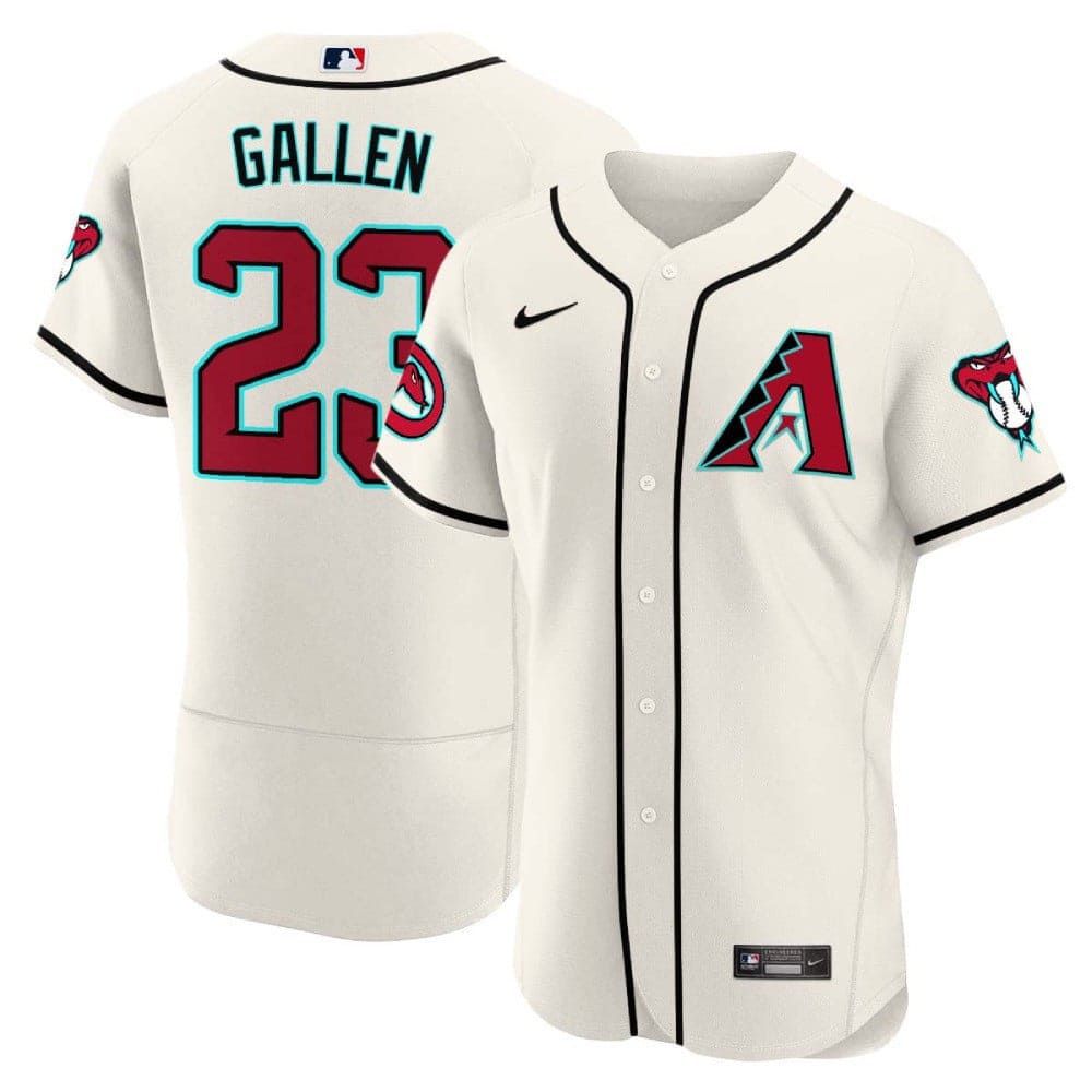 Men Arizona Diamondback #23 Gallen Cream 2024 Nike Flex Base MLB Jersey